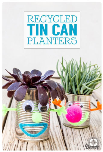 recycled tin can craft